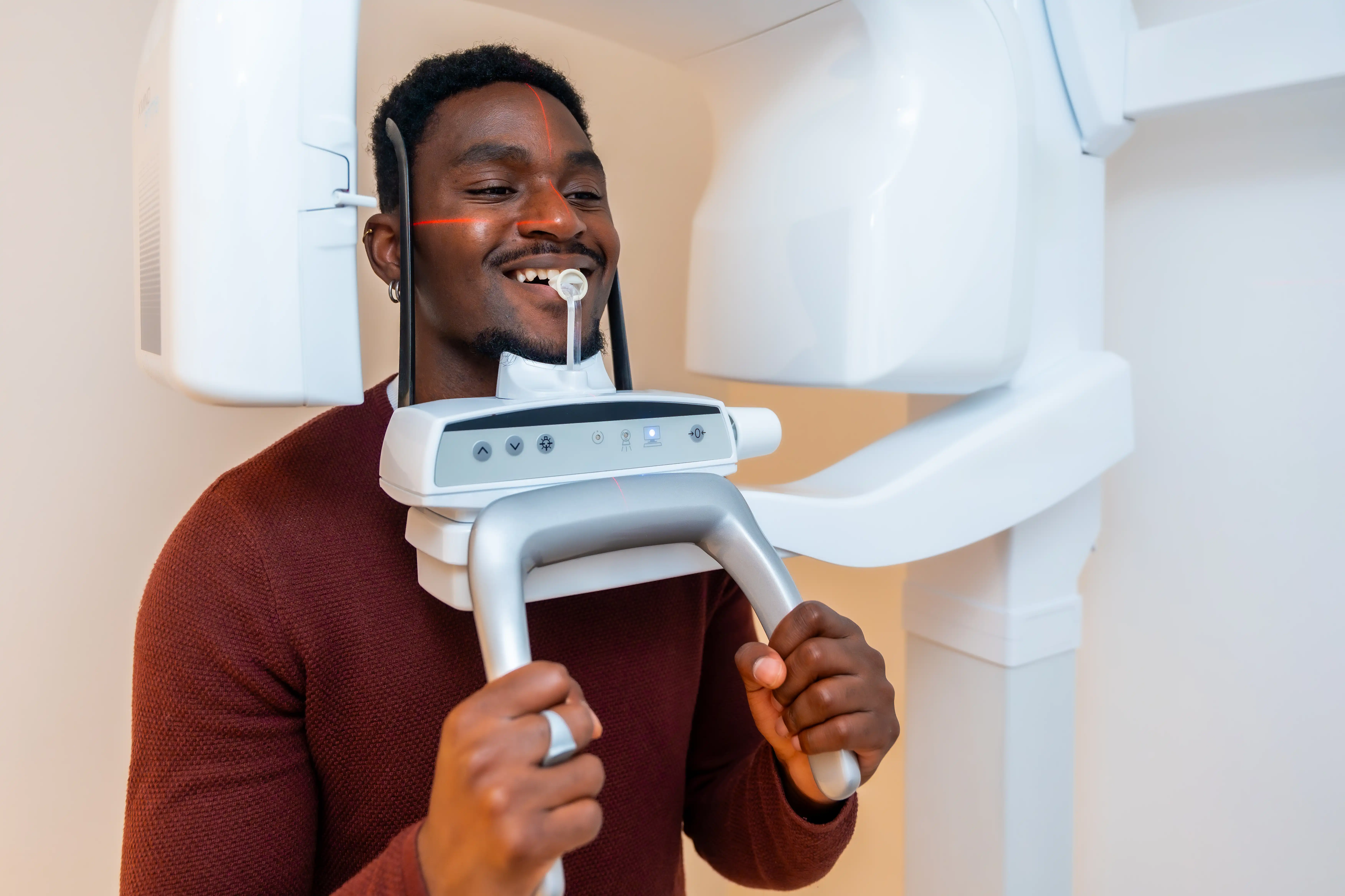 Friendly dental team welcoming patients